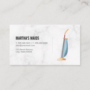 Carte De Visite Aspirateur Services de nettoyage