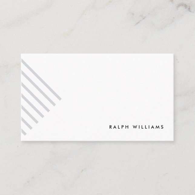 Carte De Visite Assemblée minimalist simple elegant modern lines (Devant)