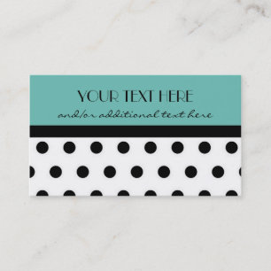 Carte De Visite Assez en pois