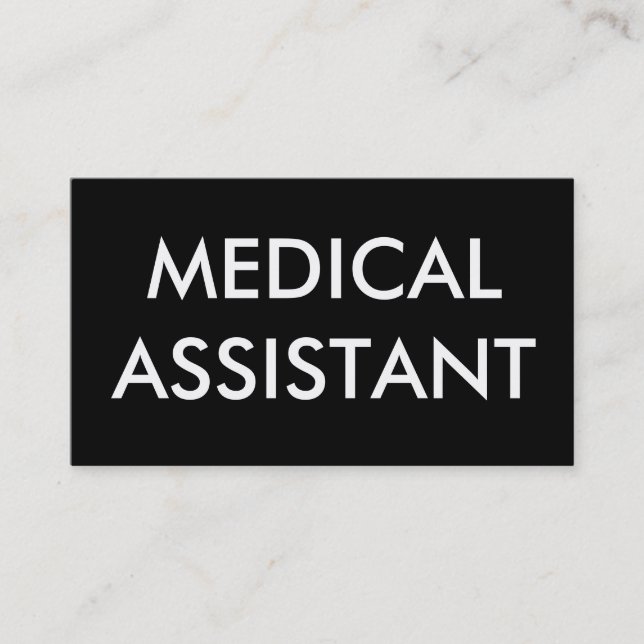 Carte De Visite assistant médical (Devant)