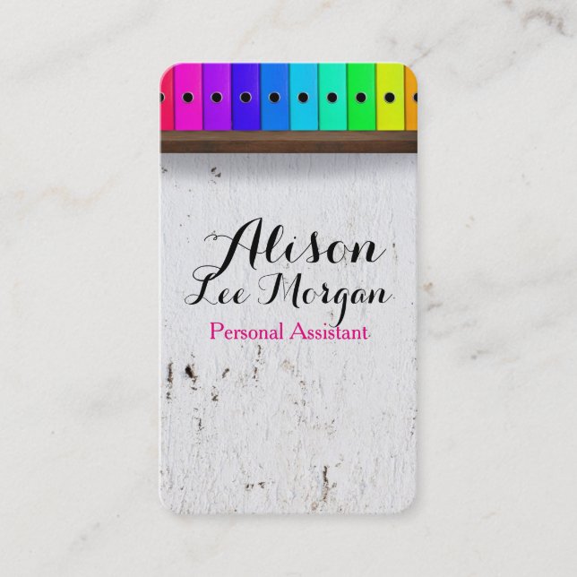 Carte De Visite Assistant personnel - Assistant virtuel (Devant)