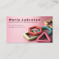 Carte de visite assistante maternelle ou nounou.