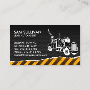 Carte De Visite Assistants auto du camion remorque