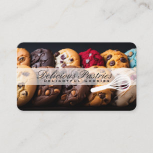 Carte De Visite Assortiment de biscuits Boulangerie Restaurant