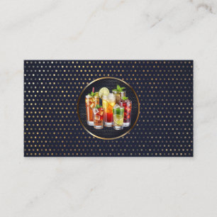 Carte De Visite Assortiment de boissons mixtes   Mixologie