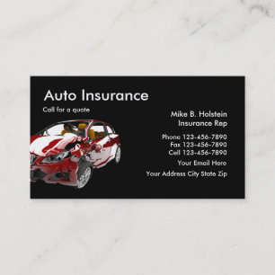 Carte De Visite Assurance automobile