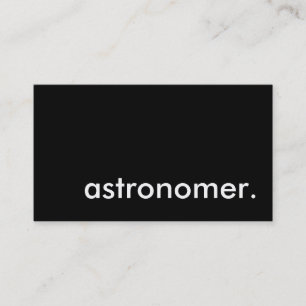 Carte De Visite astronome.