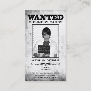 Carte De Visite asyrum voulait une affiche