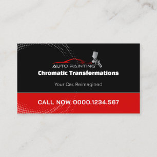 Carte De Visite Atelier de peinture automatique   Professionnel