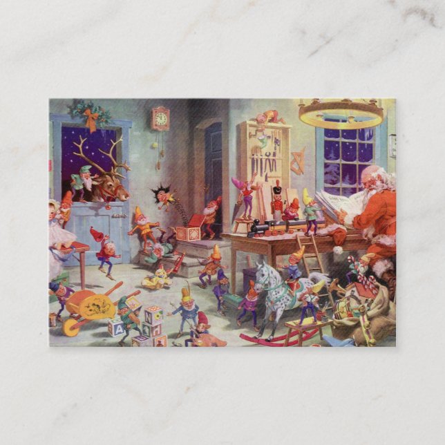 Carte De Visite Atelier de Santa (Devant)