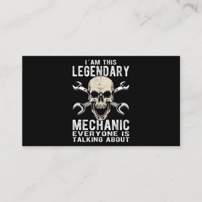 Carte De Visite Atelier de tournevis mécanique Réglage de l'outil  (Devant)