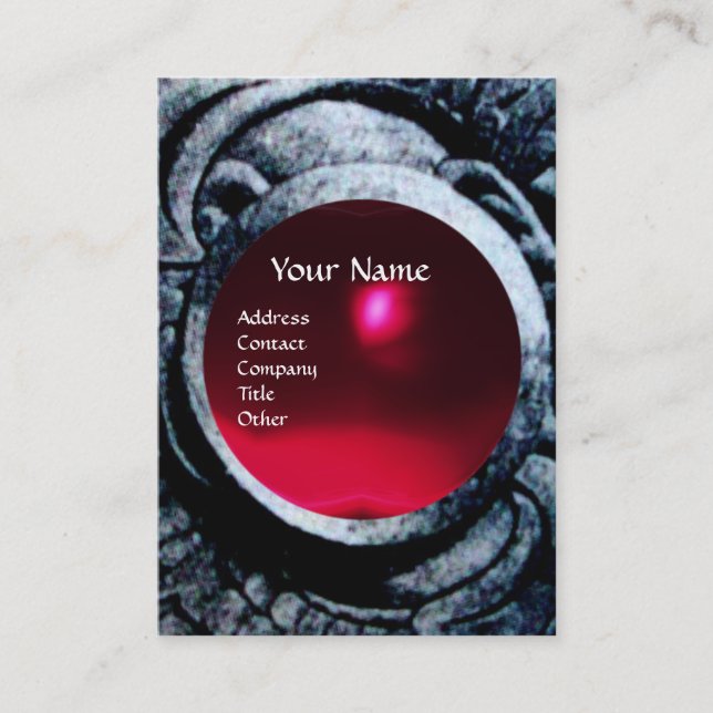 Carte De Visite ATHENA ET COMBATTRE LES GRIFFINS MONOGRAM, Ruby Ro (Devant)