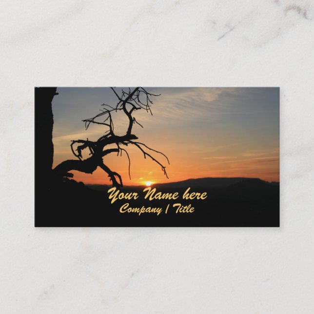 Carte De Visite Atteinte pour le Sun (Devant)