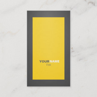 Carte De Visite Attention Groupon Jaune
