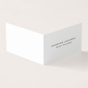 Carte De Visite Attrayant Tendance Élégant Moderne Minimaliste Chi
