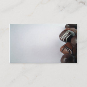 Carte de visite au chocolat