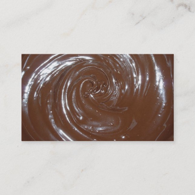 Carte de visite au chocolat (Devant)