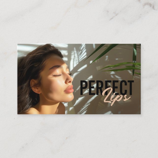 Carte De Visite Augmentation des lèvres Procédure de comblement de (Devant)