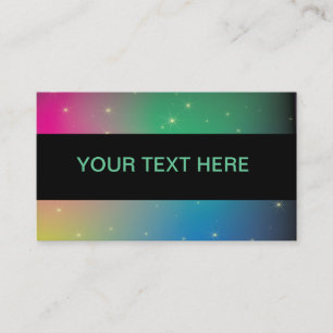 Carte de visite Aurora Borealis