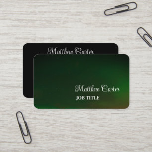 Carte De Visite aurores boréales Aurora Borealis Business Sky Card