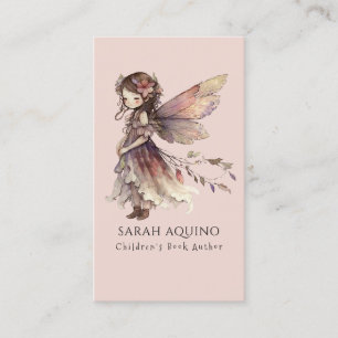 Carte De Visite Auteur de livre pour enfants écrivain Fée