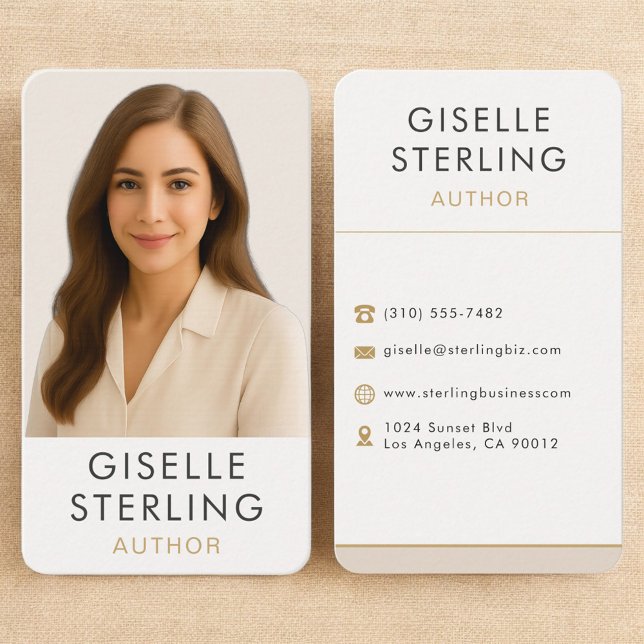 Carte De Visite Auteur écrivain professionnel (Créateur téléchargé)