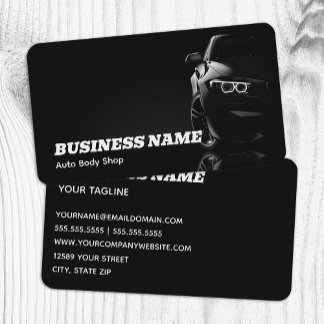 Carte De Visite Auto Body Professional