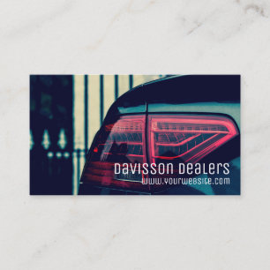 Carte De Visite Auto de concessionnaire automobile moderne