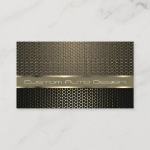 Carte De Visite Auto Design Carbon Fibre Mechanic Service