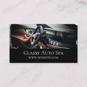 Carte De Visite Auto Detailing Car Service Dealer