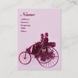 Carte De Visite AUTO REPAIR AUTOMOGRAM rose violet or