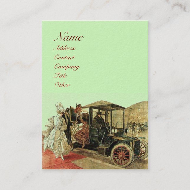 CARTE DE VISITE AUTO-RESTAURATION, AUTOMOBILE (Devant)