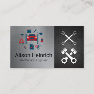 Carte De Visite Auto Technicien - Services de voiture