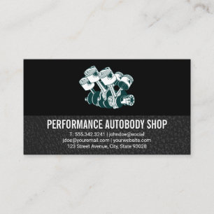 Carte De Visite Autobodie   Performances   Moteur de voiture Pisto