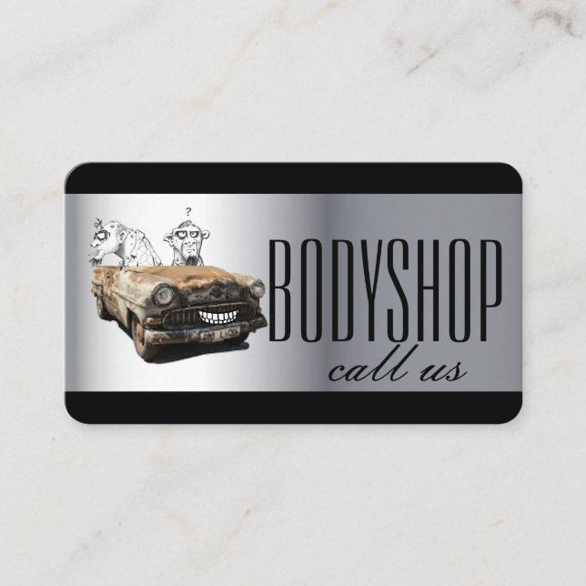 Carte de visite automatique Body Shop (Devant)