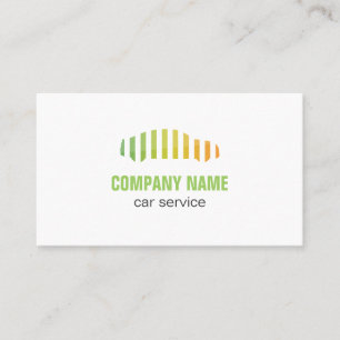 Carte de visite automatique de logo de service de