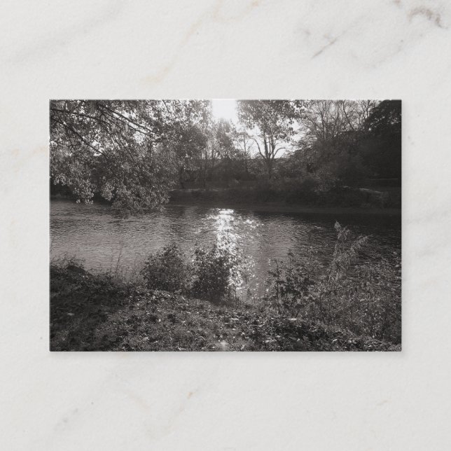 Carte De Visite Automne dans le parc (Devant)