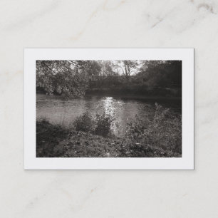Carte De Visite Automne dans le parc (frontière)
