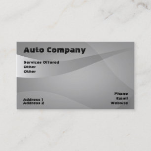Carte de visite automobile