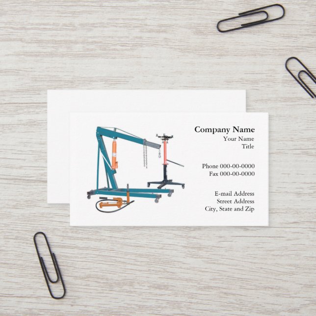 Carte de visite automobile (Devant/Arrière en situation)