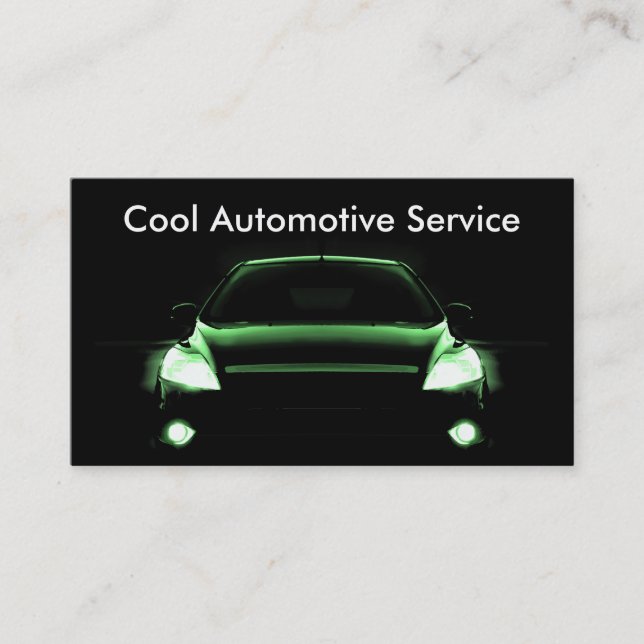 Carte de visite automobile cool (Devant)