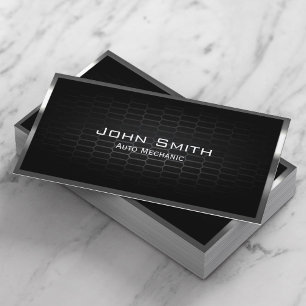 Carte De Visite Automobile Professionnelle Métal Automatique Mécan