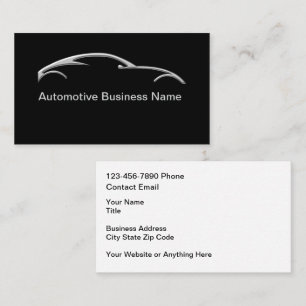 Carte De Visite Automotive Services Soin Tone Look