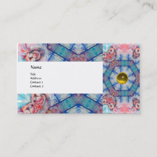Carte De Visite AVALON PSYCHEDELIC, gem topaz rose