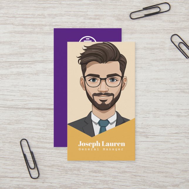 Carte de visite Avatar (Devant/Arrière en situation)