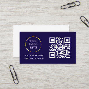 Carte de visite avec code QR