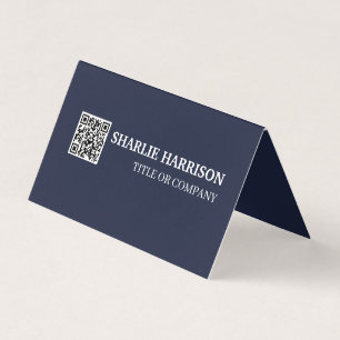 Carte de visite avec code QR