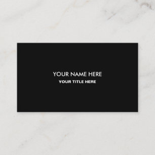 Carte de visite avec code QR Design moderne noir