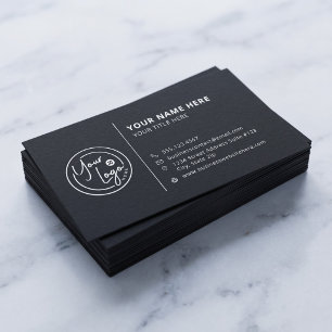 Carte de visite avec logo d'entreprise personnalis