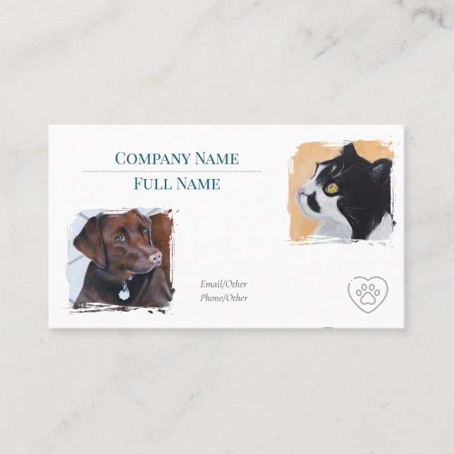 Carte de visite avec rendez-vous  (Devant)